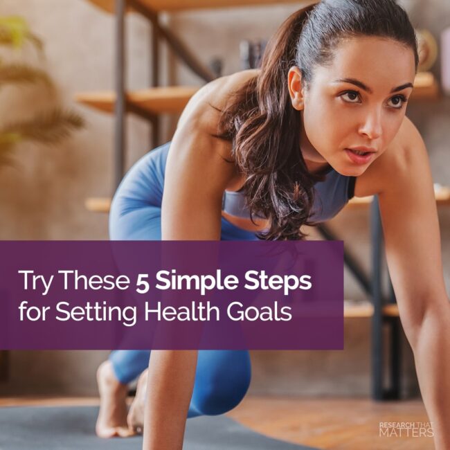 Week 1 – 5 Simple Steps for Setting Health Goals